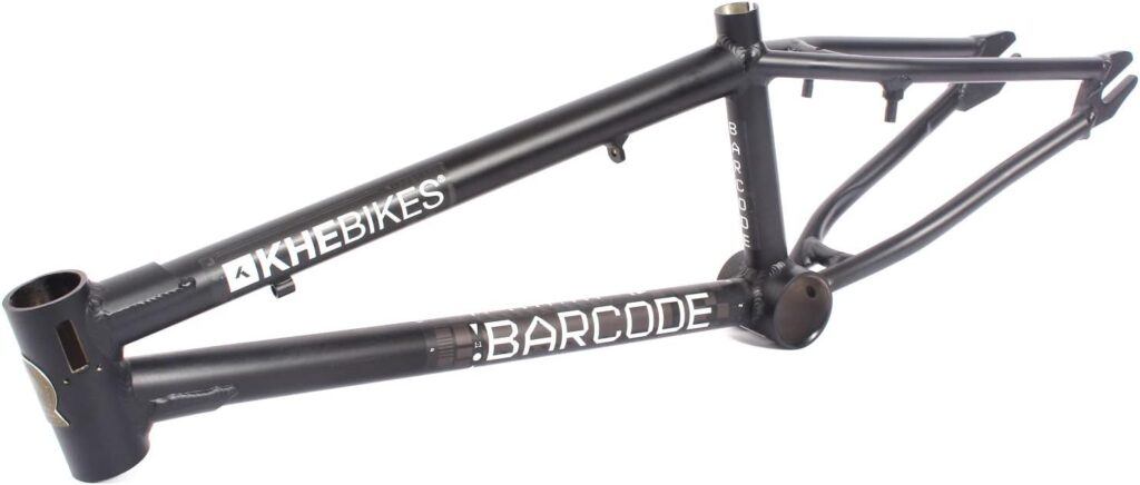 KHE BMX Frame Barcode 7005 Aluminium 20 Inch Matt Black Only 3,06lbs US BB