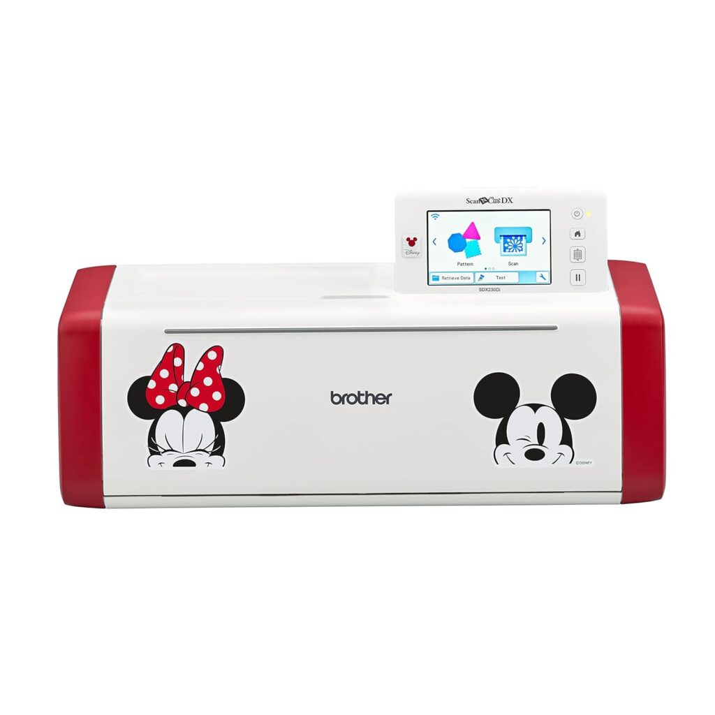 Brother ScanNCut DX SDX230Di Disney Cutting Machine, Includes 152 Built-in Disney Designs for Vinyl, Paper Crafting, and More