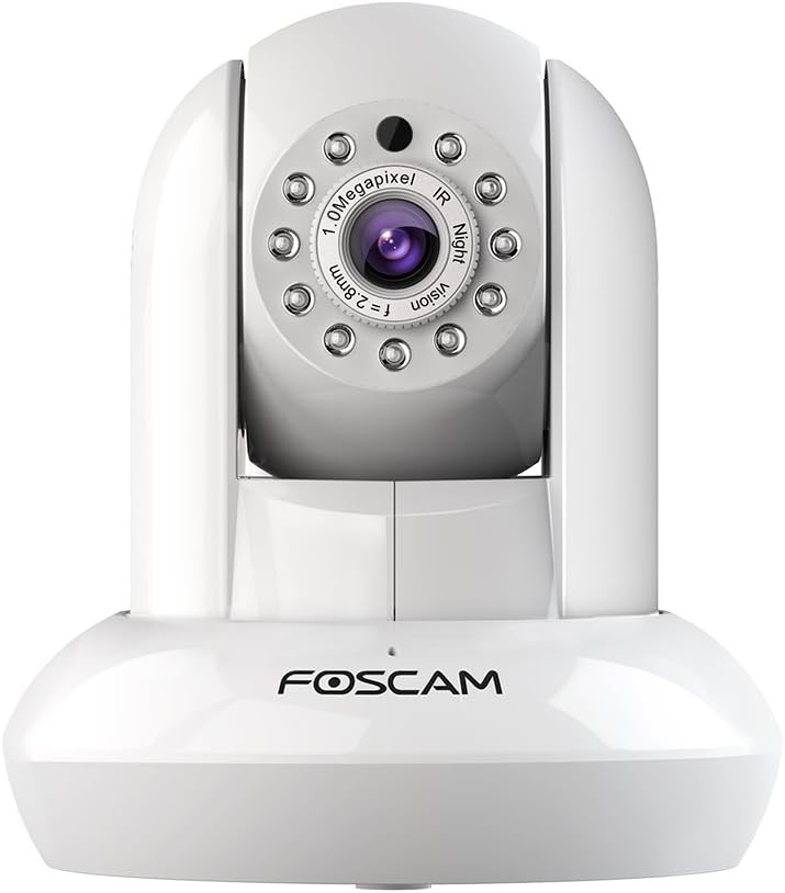 Foscam Model Comparison - Foscam FI9821P HD 720P WiFi Security IP Camera with iOS/Android App, Pan, Tilt, Zoom, Two-Way Audio, Night Vision up to 26ft, and More (White)