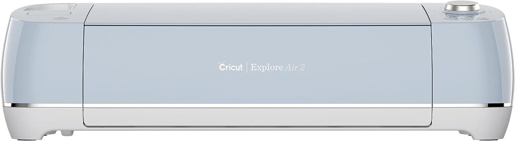Cricut Explore Air 2 - A DIY Cutting Machine for all Crafts, Create Customized Cards, Home Decor  More, Bluetooth Connectivity, Compatible with iOS, Android, Windows  Mac, Blue