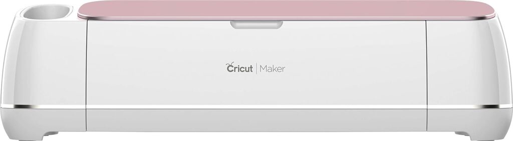 Cricut Maker - Smart Cutting Machine - With 10X Cutting Force, Cuts 300+ Materials, Create 3D Art, Home Decor  More, Bluetooth Connectivity, Compatible with iOS, Android, Windows  Mac, Rose
