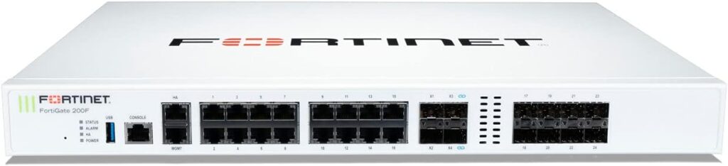 Fortinet FortiGate 200F | 27 Gbps Firewall Throughput | 3 Gbps Threat Protection