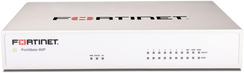 Fortinet FortiGate 60F Hardware, 36 Month Unified Threat Protection (UTP), Firewall Security