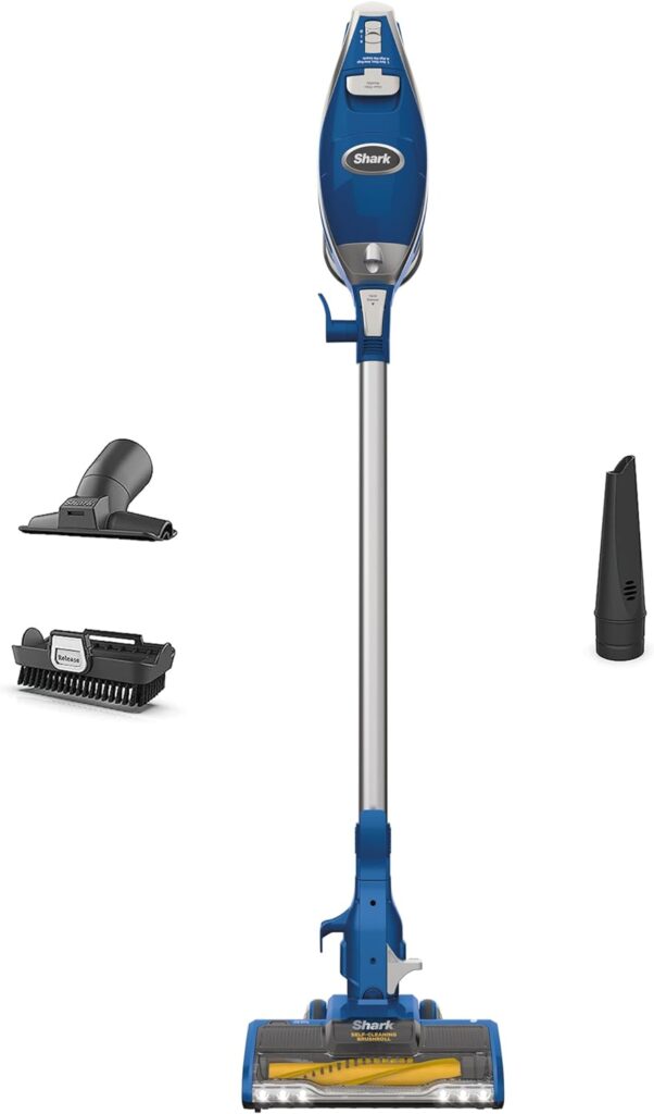 Shark Rocket Model Comparison: Shark HV343AMZ Rocket Corded Stick Vacuum with Self-Cleaning Brushroll, Lightweight  Maneuverable, Perfect for Pet Hair Pickup, Converts to a Hand Vacuum, Crevice Upholstery Tools, Blue/Silver