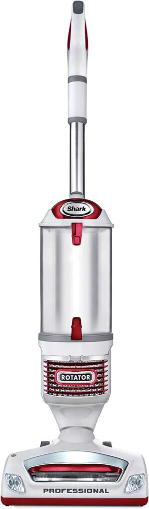 Shark Rotator Model Comparison: Shark NV501 Rotator Professional Lift-Away Upright Vacuum with HEPA Filter, Swivel Steering, LED Headlights, Wide Upholstery Tool, Dusting Brush  Crevice Tool, White/Red, 12, 18, 14.