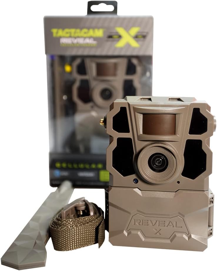 TACTACAM Reveal X Gen 2.0 LTE Cellular Trail Camera ATT and Verizon, HD Video, HD Photo, Low Glow IR LED Flash (TA-TC-XG2) for Hunting, Security, Surveillance Gen 2