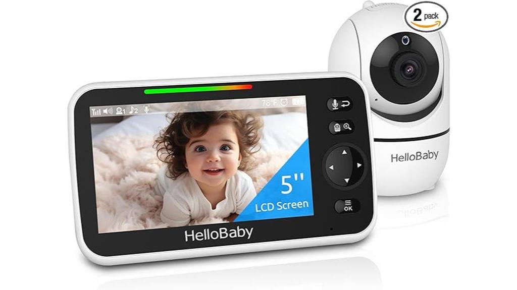 video baby monitor features